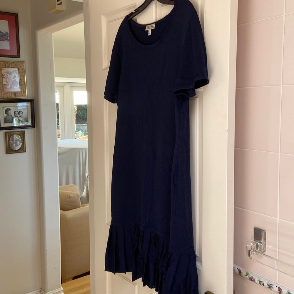 St John Sport Navy pleated dress